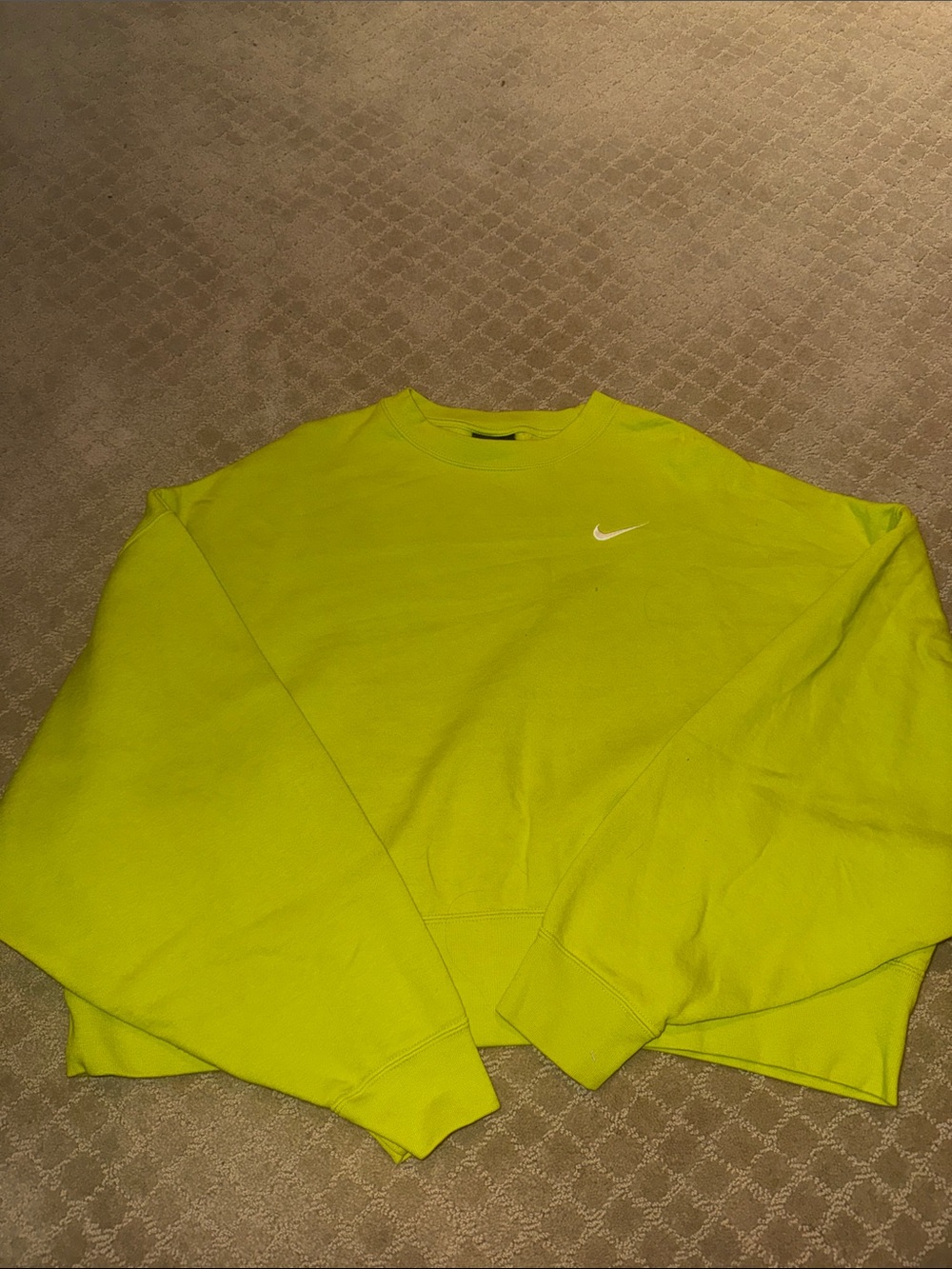 Nike Neon Green Crewneck Sweatshirt